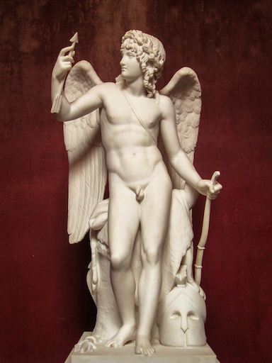 The sculpture Cupid by Bertel Thorvaldsen